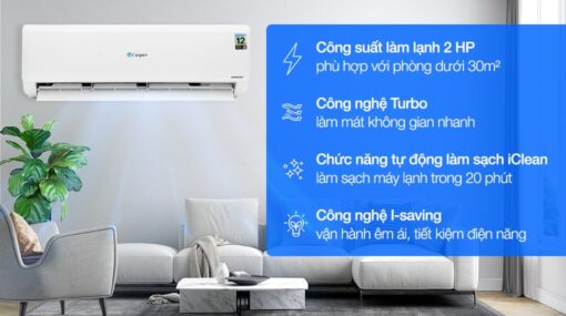 Điều hòa Casper Inverter 2 HP TC-18IS36 - Hình ảnh 2