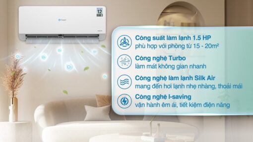 Điều hòa Casper Inverter 1.5 HP QC-12IS36 - Hình ảnh 2