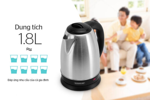 Ấm siêu tốc SUNHOUSE SHD1182 - Hình ảnh 2