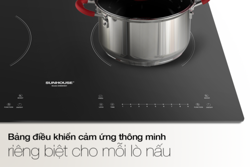 Bếp đôi điện từ hồng ngoại SUNHOUSE SHB8818ST - Hình ảnh 4