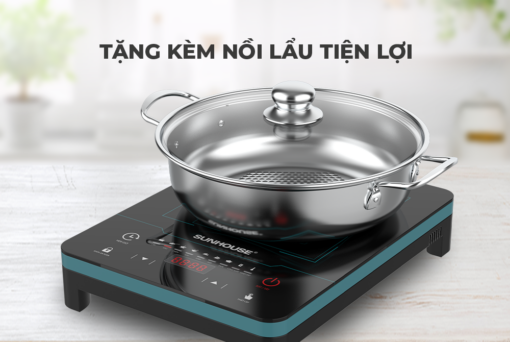 Bếp từ đơn SUNHOUSE SHD6879 kèm nồi lẩu - Hình ảnh 8