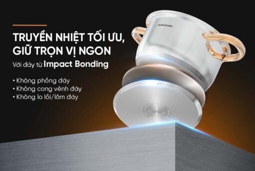 Bộ nồi Inox 5 đáy Sunhouse SH781 - Hình ảnh 4