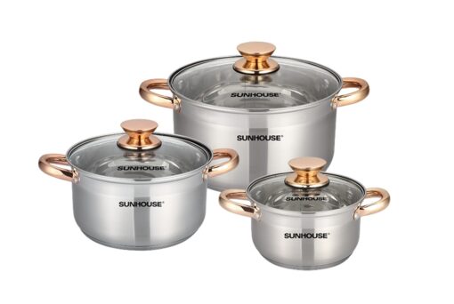 Bộ nồi Inox 5 đáy Sunhouse SH781
