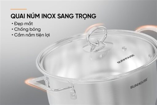 Bộ nồi Inox 5 đáy SUNHOUSE SHG788 - Hình ảnh 5