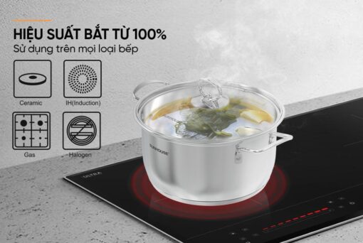 Bộ nồi Inox 5 đáy SUNHOUSE SHG788 - Hình ảnh 10