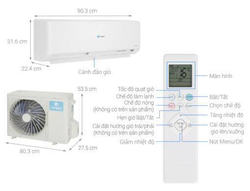 Điều hòa Casper Inverter 2 HP GC-18IS33 - Hình ảnh 9
