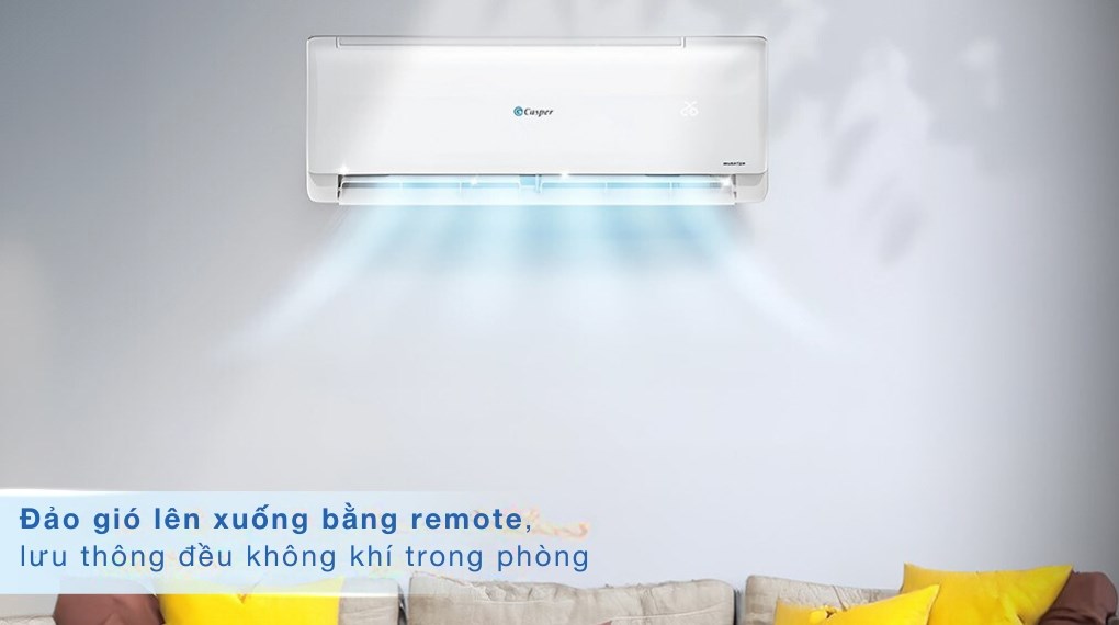 Điều hòa Casper Inverter 2 HP TC-18IS36 - Cơ chế thổi gió