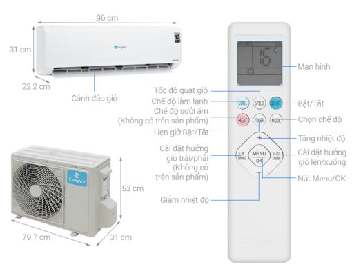 Điều hòa Casper Inverter 2 HP TC-18IS36 - Hình ảnh 9