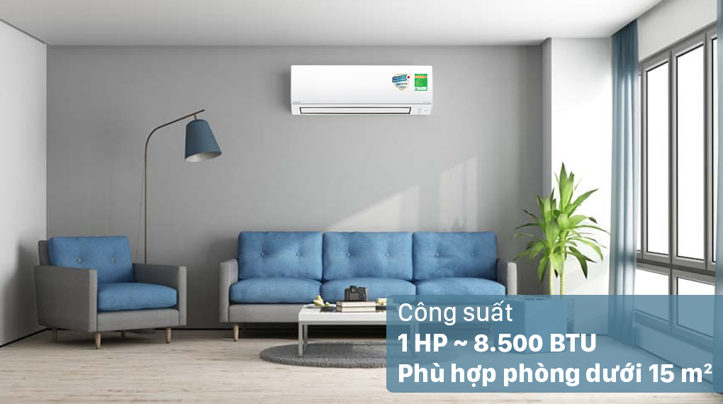 Điều hòa 2 chiều Daikin Inverter 1 HP FTHF25VAVMV - Công suất 1 HP