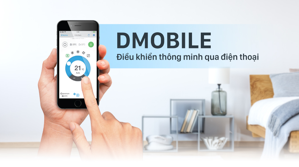 Điều hòa 2 chiều Daikin Inverter 1 HP FTHF25VAVMV - Ứng dụng D Mobile