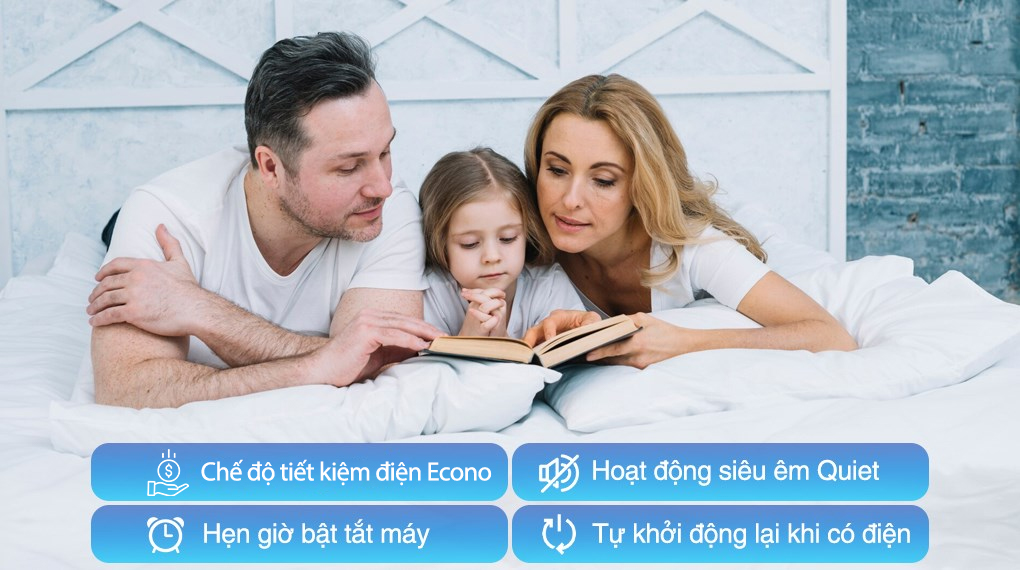 Điều hòa Daikin Inverter 1 HP FTKB25WMVMV - Tiện ích