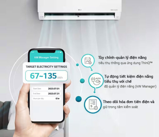 Điều hòa LG 1 chiều Inverter 1 HP 1.5 HP 2 HP IEC09G1 mới 2025 - Hình ảnh 2