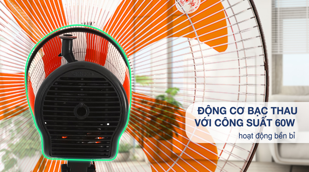Quạt đứng Senko DTS1609 - Động cơ