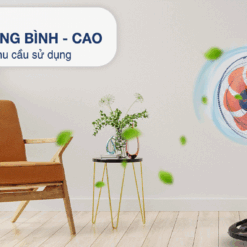 Quạt lửng Senko 7 cánh LTS1636 65W