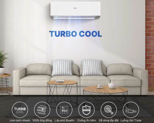 Điều hòa Aqua 1 chiều Inverter 1 HP 1.5 HP 2 HP AQA-RV10QC2 - Hình ảnh 5
