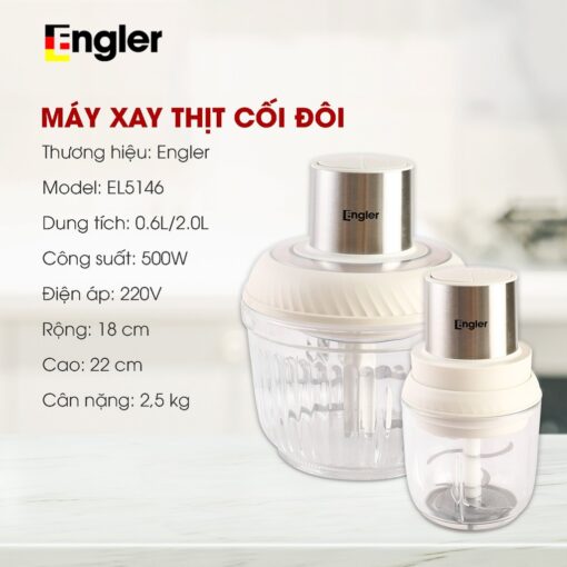 Máy Xay Thịt Đôi Engler EL5146