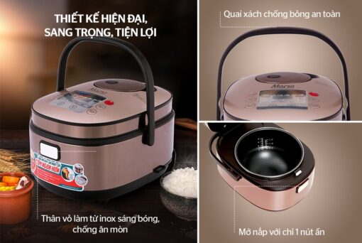 Nồi cơm điện tử 1.5L SUNHOUSE MAMA SHD8915 - Hình ảnh 4