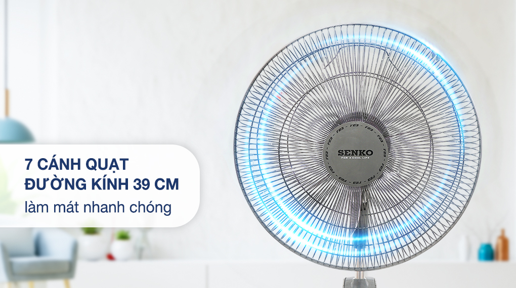 Quạt đứng Senko DR1608 - Đường kính cánh quạt