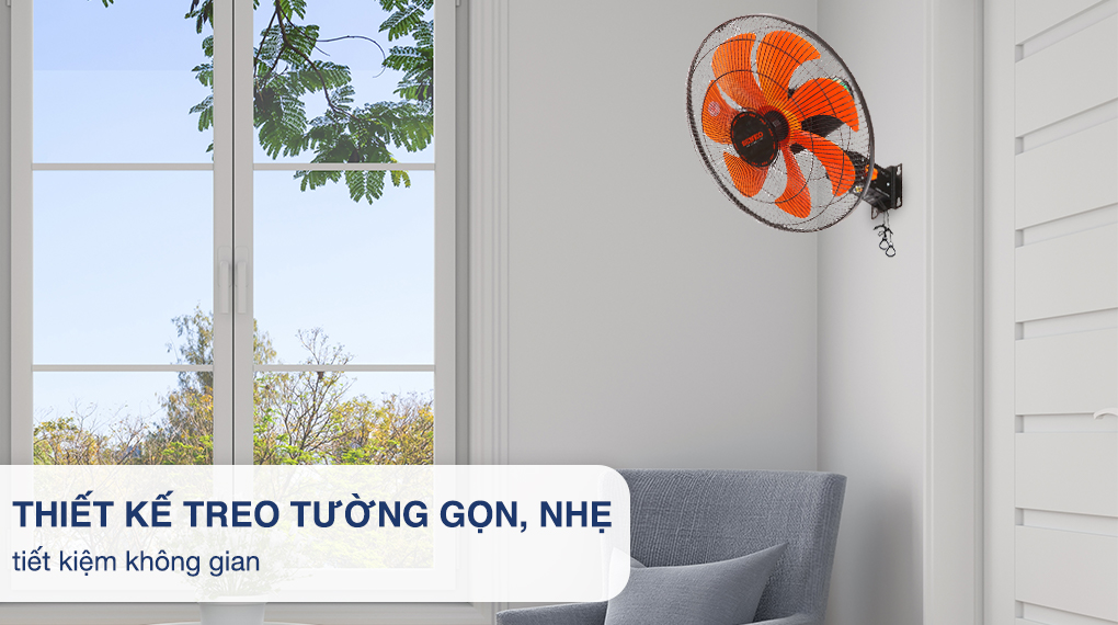 Quạt treo Senko TC1622 - Thiết kế