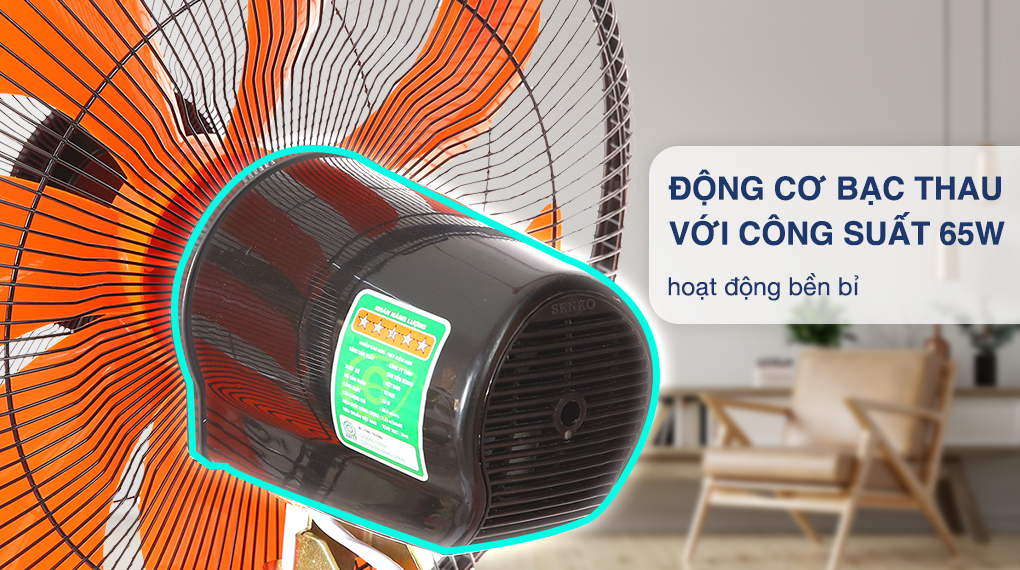 Quạt treo Senko TC1622 - Động cơ