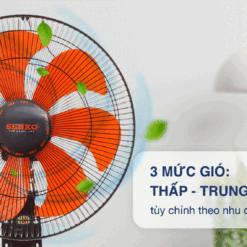 Quạt treo tường Senko 7 cánh TC1622 65W