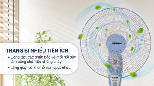 Quạt treo tường Senko 3 cánh TC1626 47W