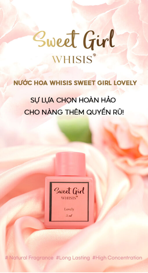 Nước hoa vùng kín Whisis Sweet Girl Inner Perfume 5ml 07211 - Hình ảnh 2