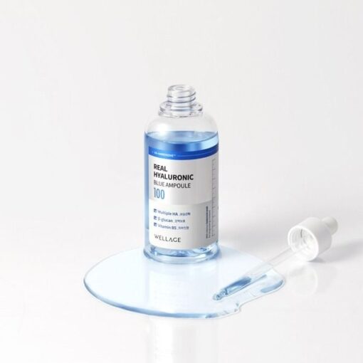 Tinh chất Wellage Real Hyaluronic Blue Ampoule 100 75ml, cấp ẩm dịu da P4724 - Hình ảnh 5