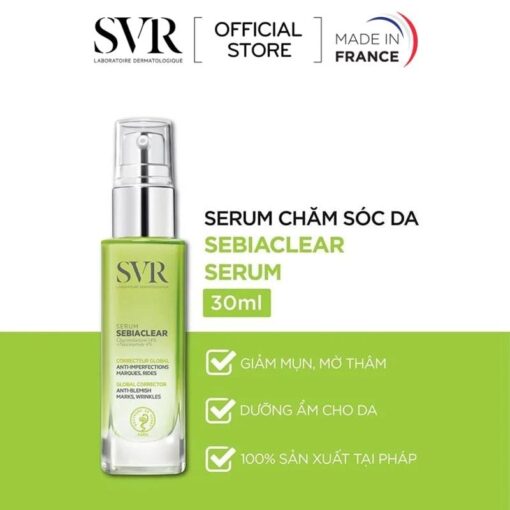 Tinh Chất Serum SVR 30ml Giảm Mụn Làm Mờ Thâm Sạm Và Mềm Mịn Da N3618 - Hình ảnh 2