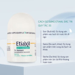 Lăn Khử Mùi EtiaXil Detranspirant Traitement Roll-On Peaux Sensibles Dành Cho Da Nhạy Cảm - Xanh