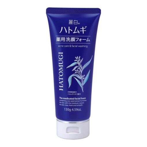 Sữa Rửa Mặt Hatomugi The Medicated Facial Foam Dưỡng Ẩm, Ngừa Mụn 130g