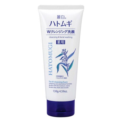Sữa Rửa Mặt Hatomugi Dưỡng Trắng Da 130g