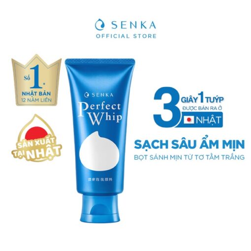 Sữa Rửa Mặt Senka Perfect Whip Tạo Bọt 120g (Mã Mới)