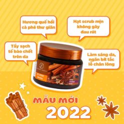 Tẩy Tế Bào Chết Body Exclusive Cosmetic Gel Scrub Slimming Coffee Cinnamon Cloves Quế Hồi 380g