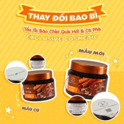 Tẩy Tế Bào Chết Body Exclusive Cosmetic Gel Scrub Slimming Coffee Cinnamon Cloves Quế Hồi 380g