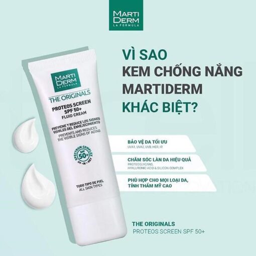 Kem Chống Nắng MartiDerm The Originals Proteos Screen SPF50+