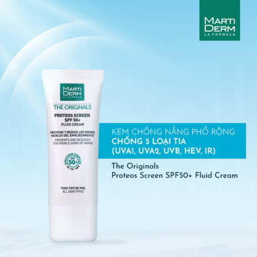 Kem Chống Nắng MartiDerm The Originals Proteos Screen SPF50+