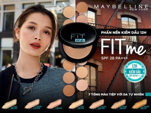 Phấn Nén Maybelline FIT ME Kiềm Dầu 16h - 112