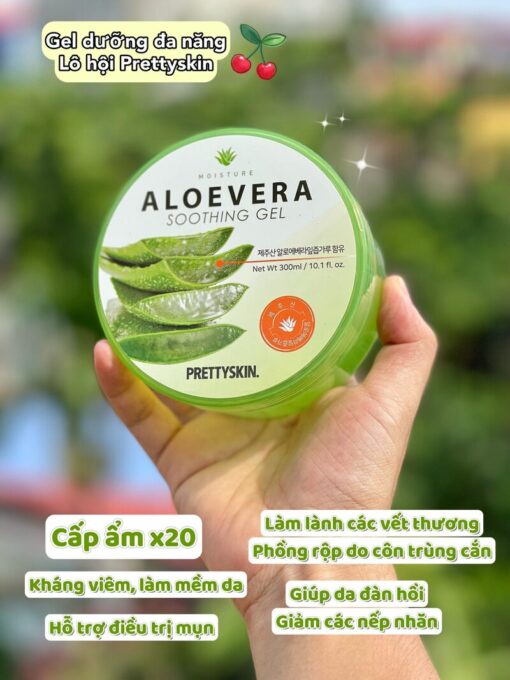 Gel Dưỡng Prettyskin Đa Năng Lô Hội 300ml