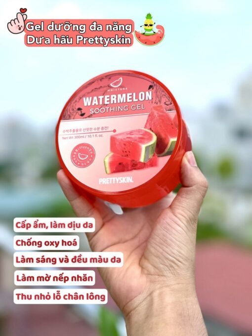 Gel Dưỡng Prettyskin Đa Năng Dưa Hấu 300ml