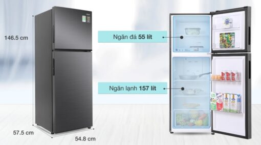 Tủ lạnh Aqua Inverter 212 lít AQR-T239FA(HB) - Hình ảnh 4