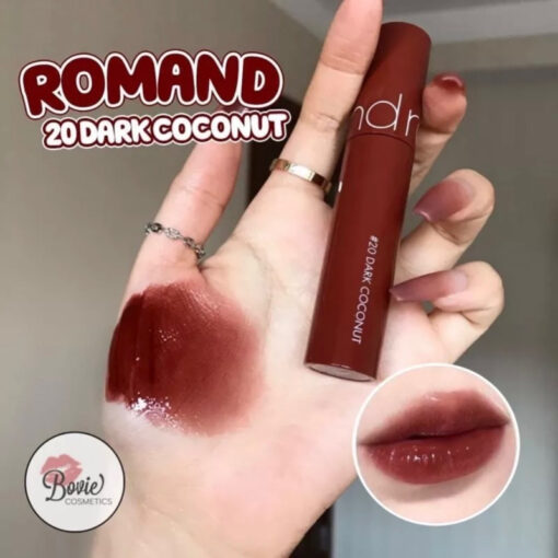 Son Tint lì Romand Juicy Lasting bóng cho môi căng mọng Hàn Quốc 5.5g P4406 - Hình ảnh 2