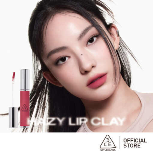 Son kem bùn mịn lì 3CE Hazy Lip Clay nắp bạc 4g N3660 - Hình ảnh 5