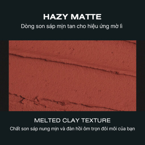 Son kem bùn mịn lì 3CE Hazy Lip Clay nắp bạc 4g N3660 - Hình ảnh 10