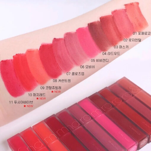 Son Kem Lì Romand Blur Fudge Lên Màu Chuẩn, Mịn Môi Tint 5g  P4780 - Hình ảnh 4