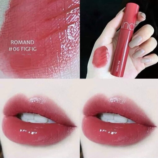 Son Tint lì Romand Juicy Lasting bóng cho môi căng mọng Hàn Quốc 5.5g P4406 - Hình ảnh 7