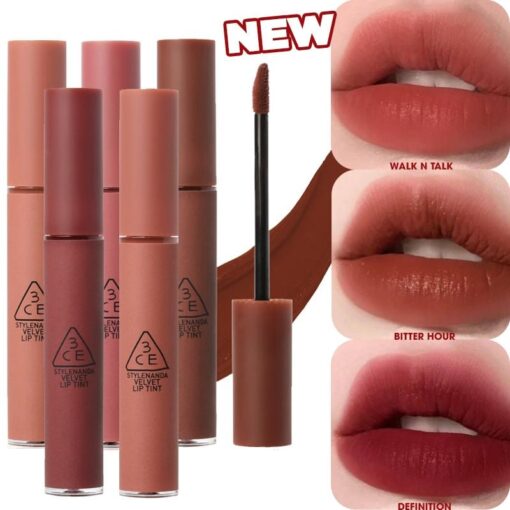 Son kem nhung mịn 3CE Velvet Lip Tint 4g N3674 - Hình ảnh 3