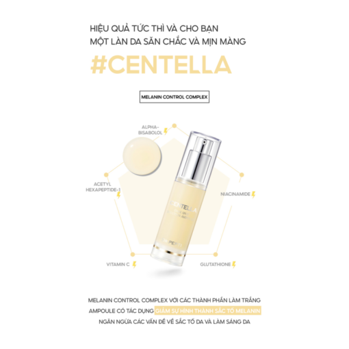 Tinh chất dưỡng trắng, chống lão hóa Centella Dark Spot Solution Ampoule PrettySkin - Hình ảnh 2