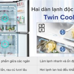 Tủ lạnh Samsung Inverter 488 lít Multi Door RF48A4000B4/SV
