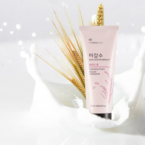 SRM Sữa Rửa Mặt Gạo Trắng Da The Face Shop Rice Water Bright Hàn Quốc 150mL 97136 - Hình ảnh 4